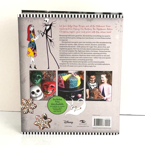 Lot of 3 Disney Nightmare B4 Christmas: Puzzle + Sleep Shirt XL 16-18 + Cookbook - Picture 11 of 16